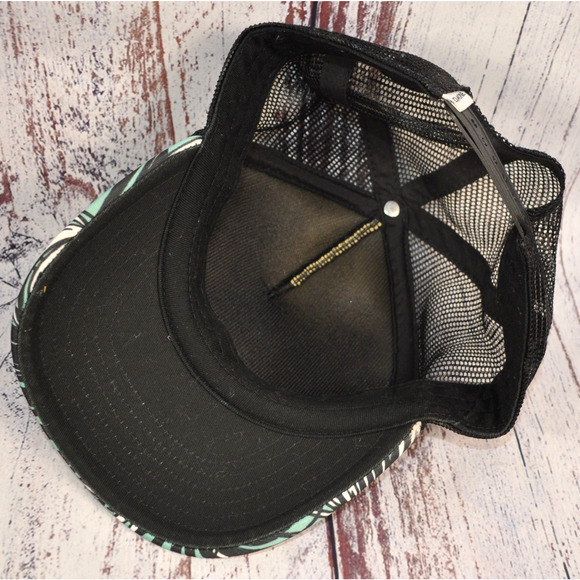 Dakine Tropical Print Cap Hat Adult Adjustable SnapBack Trucker Meshback - Picture 5 of 5